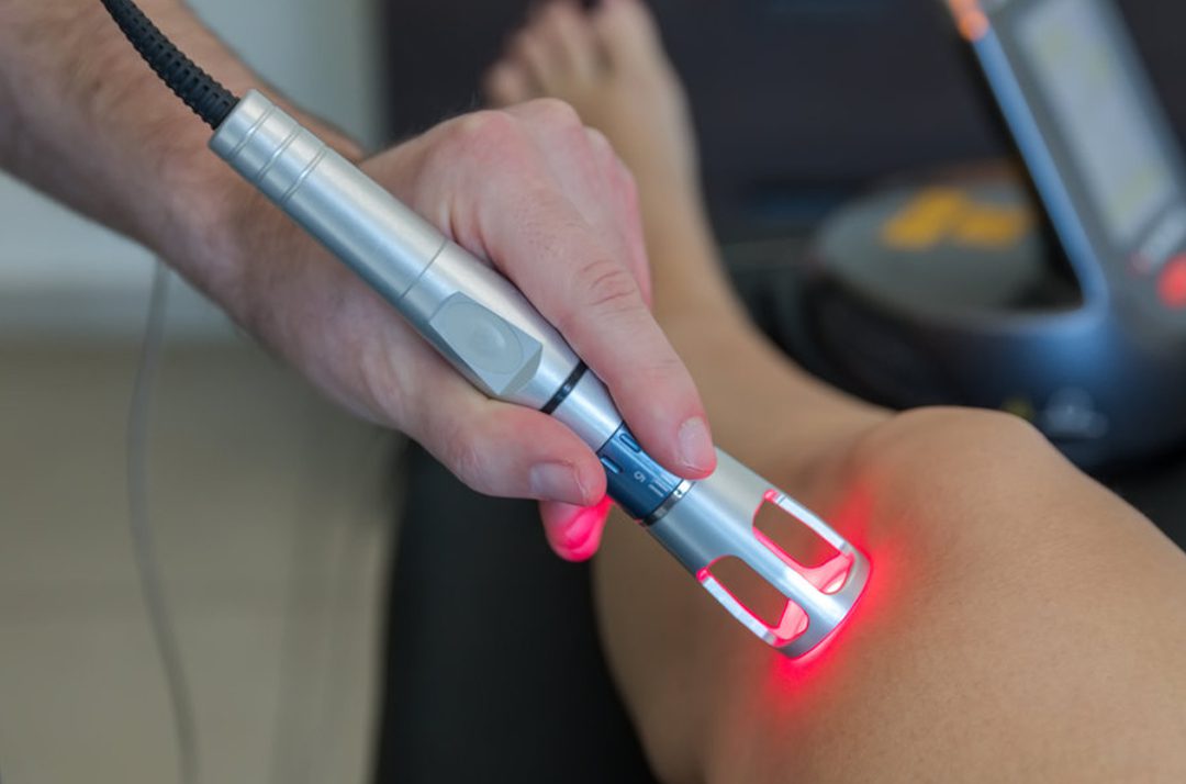 laser treatment on knee